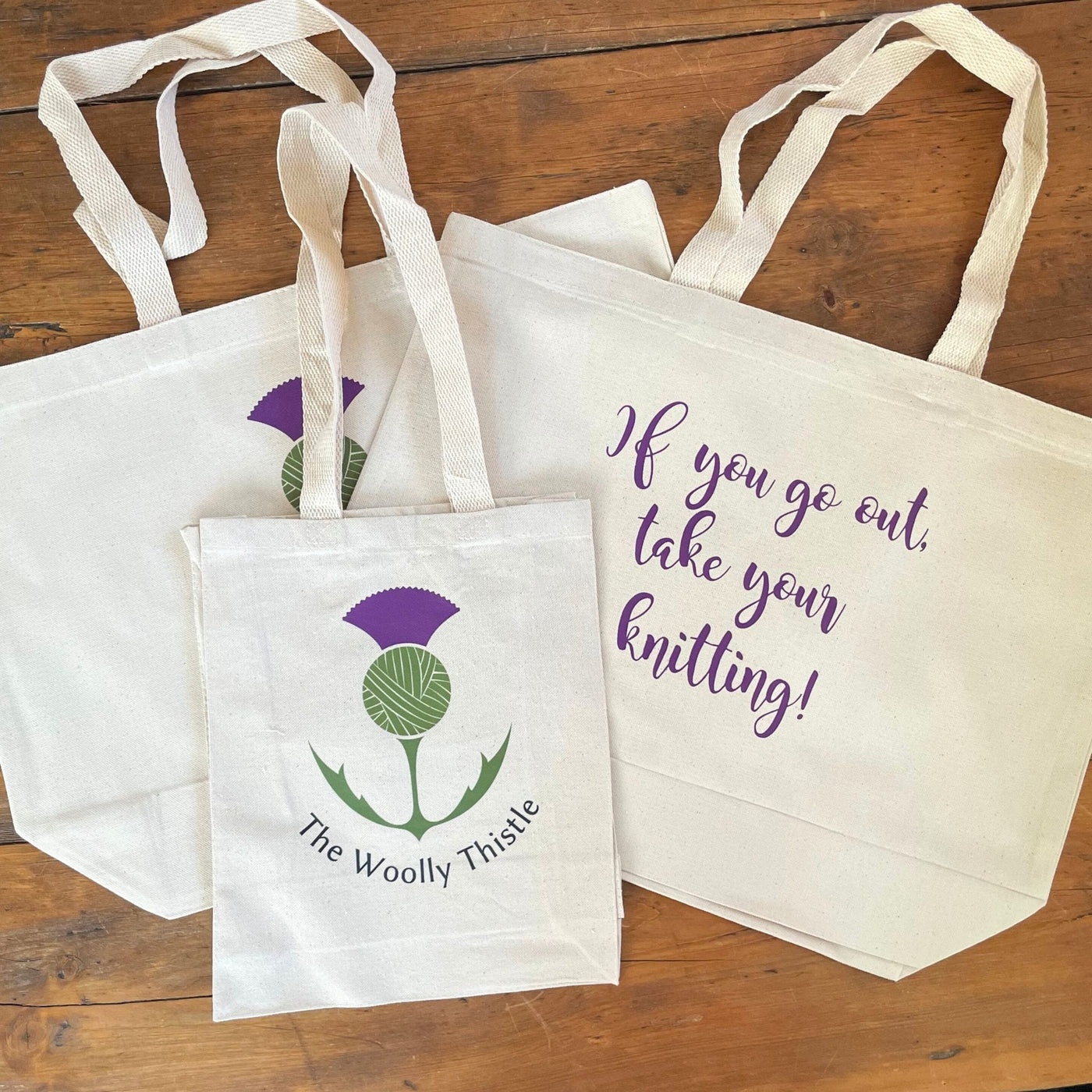 The Woolly Thistle Tote Bag