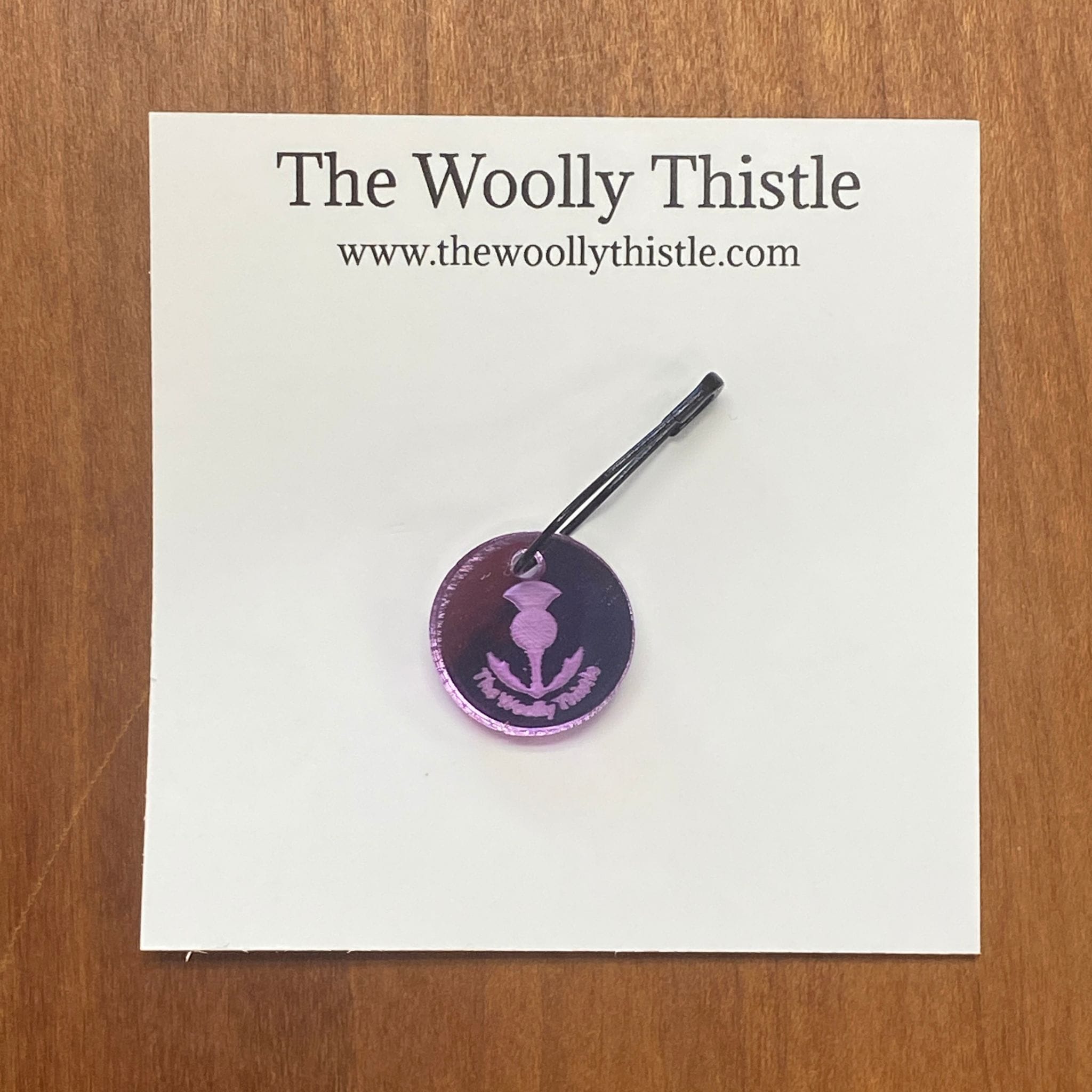 The Woolly Thistle Acrylic Stitch Marker