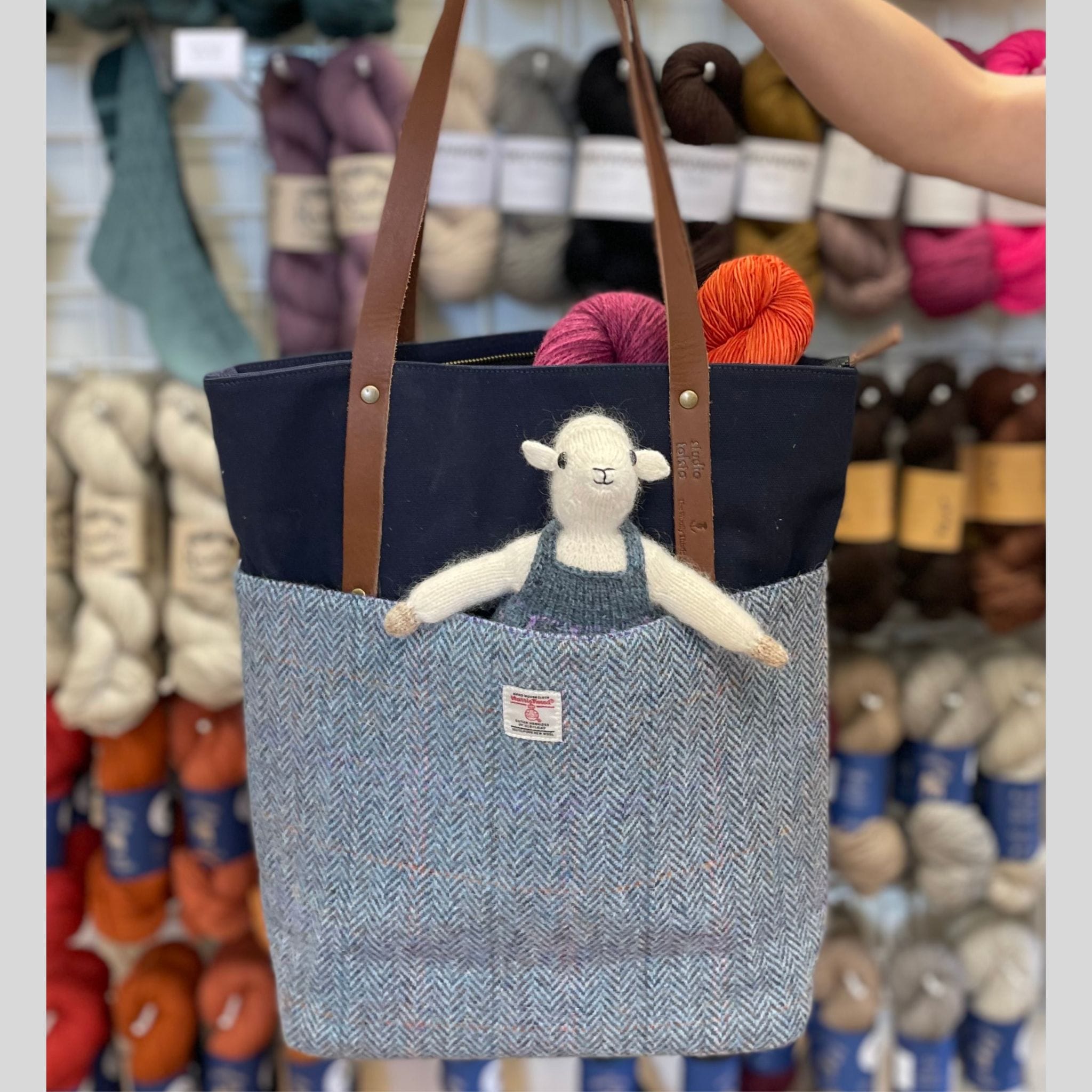 TWT Harris Tweed Tote – The Woolly Thistle