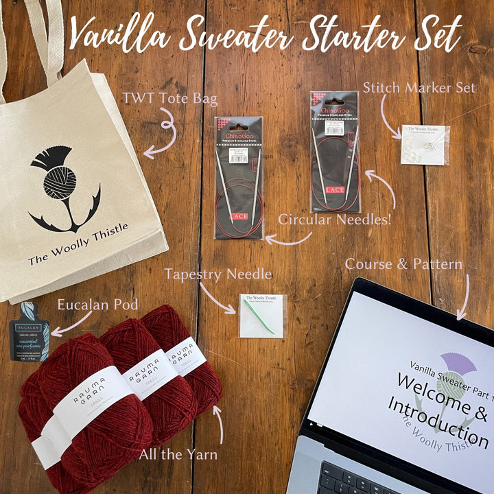 Vanilla Sweater Starter Set
