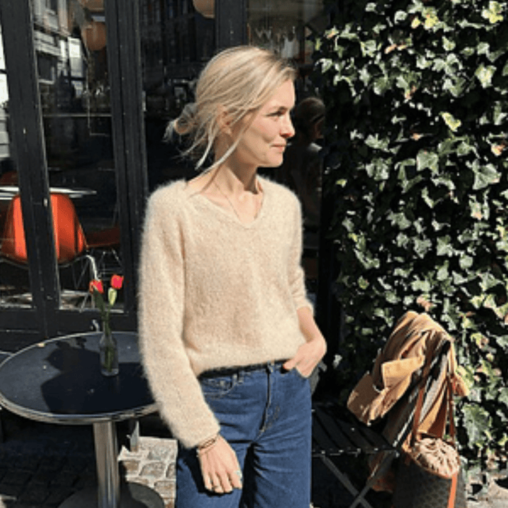 Cumulus Blouse by PetiteKnit in Tukuwool Silk Mohair