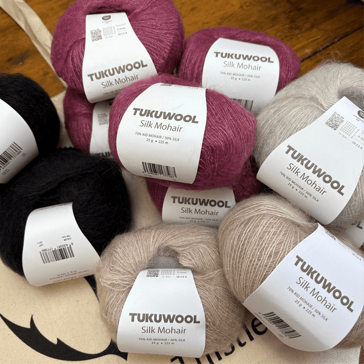 Cumulus Blouse by PetiteKnit in Tukuwool Silk Mohair