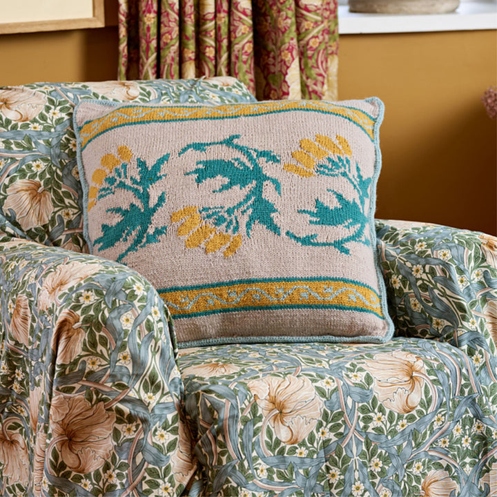 Grafton Cushion by Birch + Bliss in Morris DK