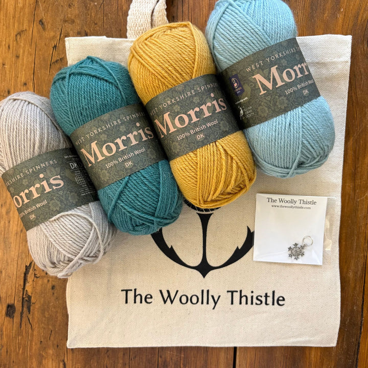 Grafton Cushion by Birch + Bliss in Morris DK