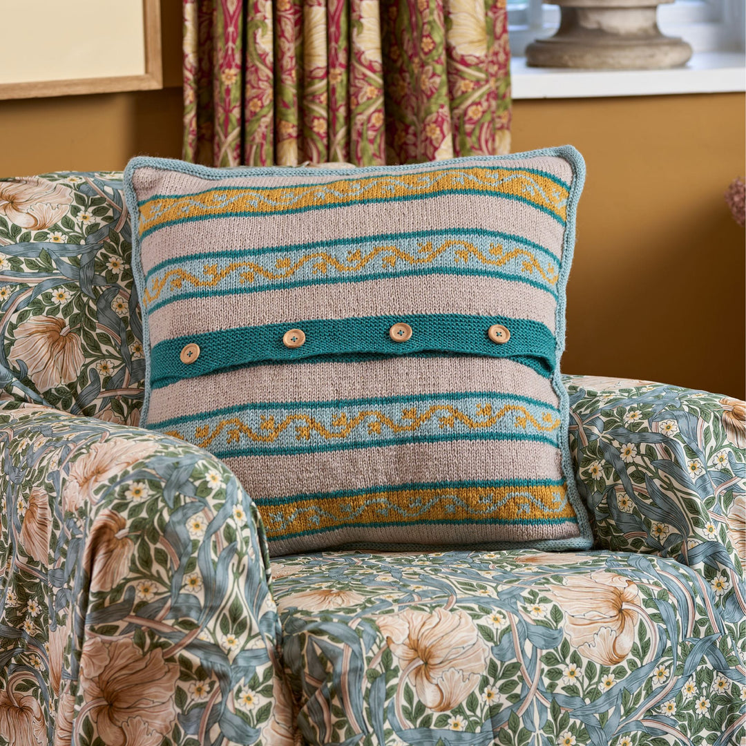 Grafton Cushion by Birch + Bliss in Morris DK