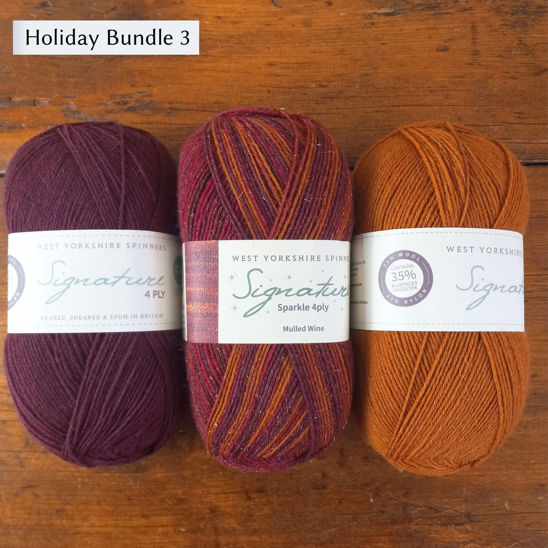 West Yorkshire Spinners (WYS) Signature 4 ply Yarn - Holiday Collection