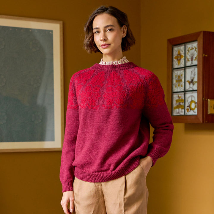 Marigold Jumper by Birch + Bliss in Morris DK