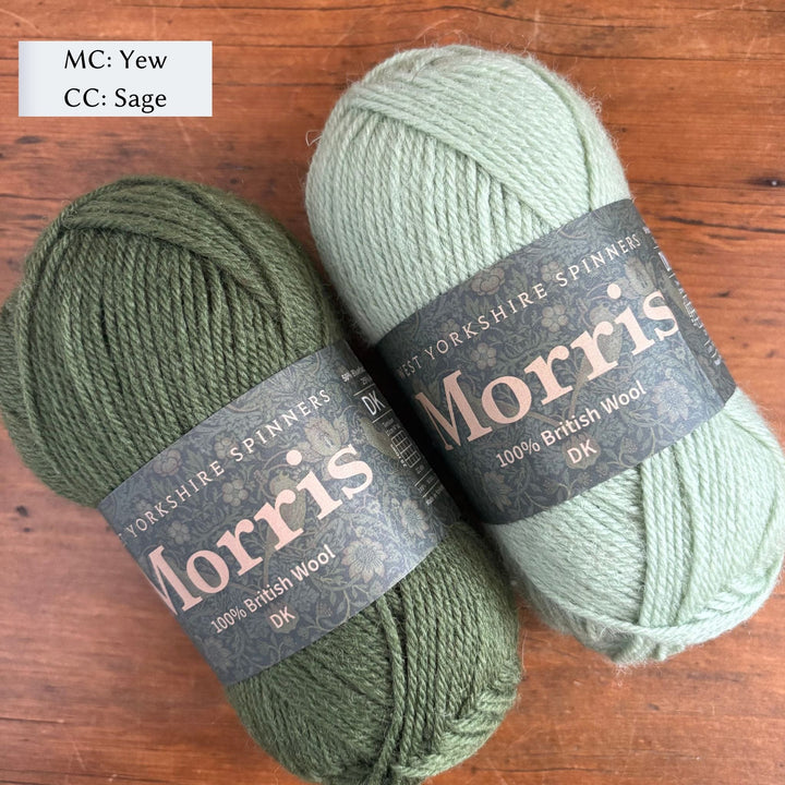 Arcadia Beret & Mittens by West Yorkshire Spinners in Morris DK