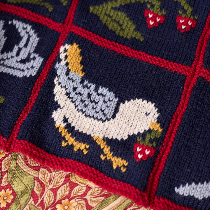 Strawberry Thief Blanket by Birch + Bliss in Morris DK