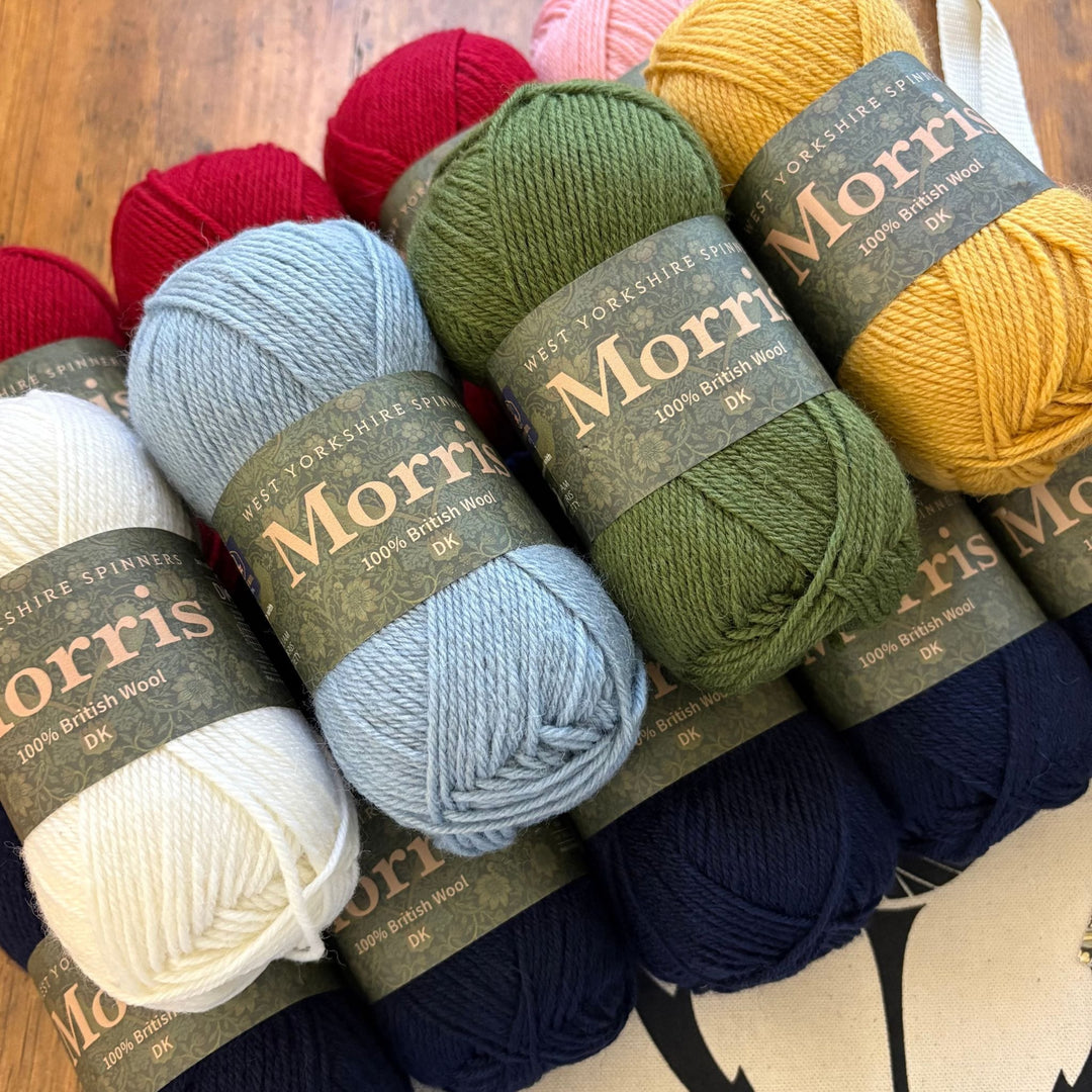 Strawberry Thief Blanket by Birch + Bliss in Morris DK