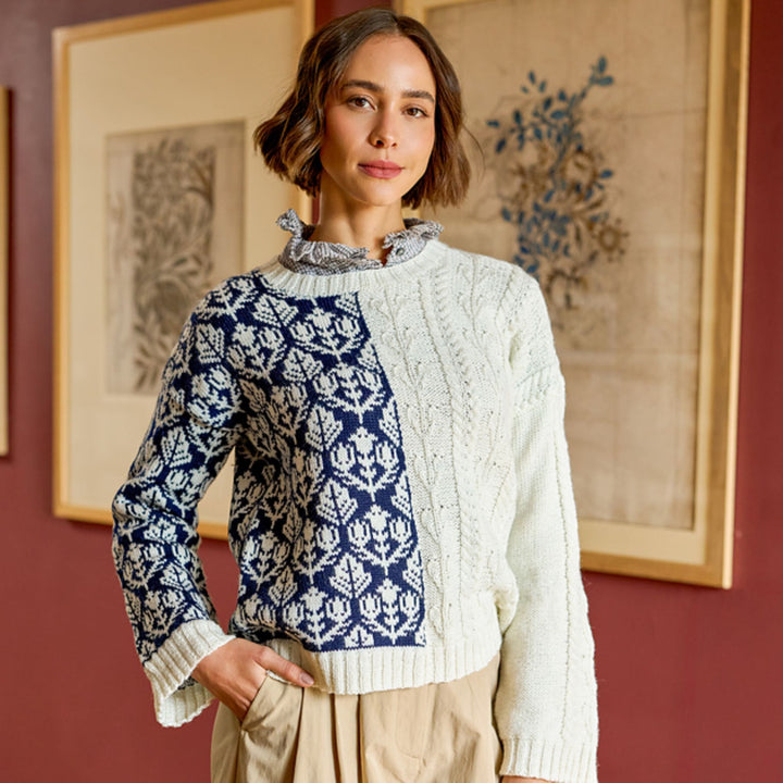 Sunflower Jumper by Birch + Bliss in Morris DK