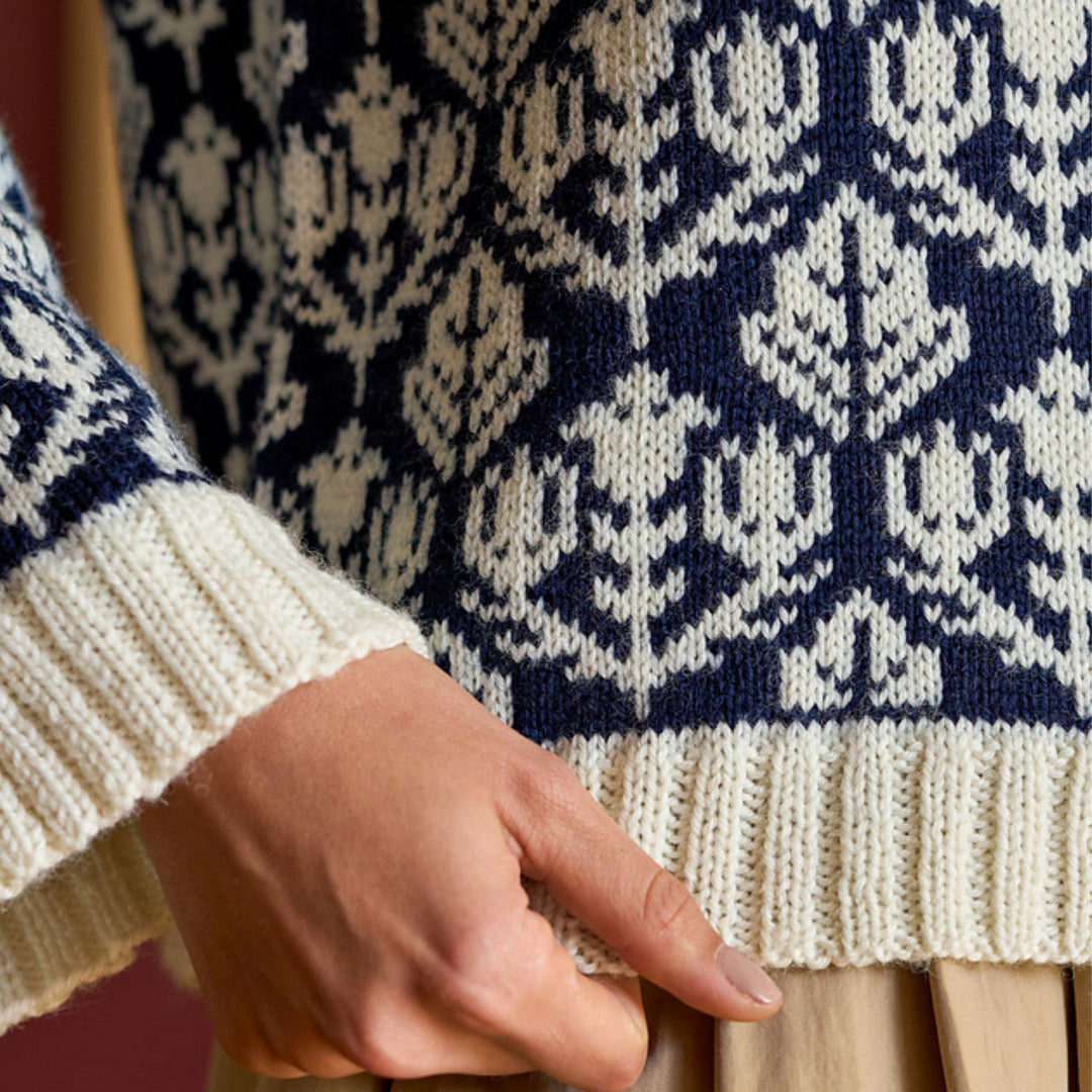 Sunflower Jumper by Birch + Bliss in Morris DK