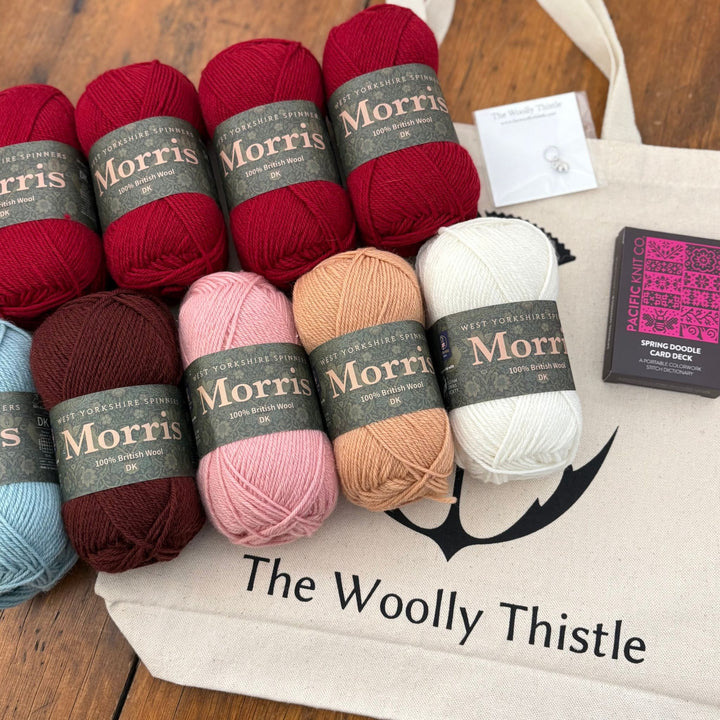 Design Your Own Spring Cowl Kit in Morris DK