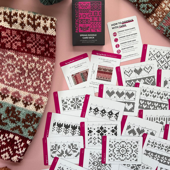 Design Your Own Spring Cowl Kit in Morris DK