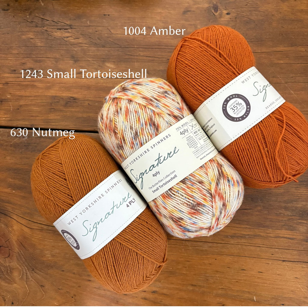 West Yorkshire Spinners (WYS) Signature 4 ply Yarn - Butterflies