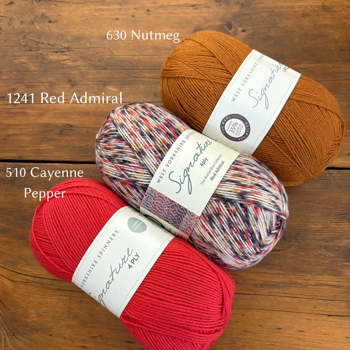 West Yorkshire Spinners (WYS) Signature 4 ply Yarn - Butterflies