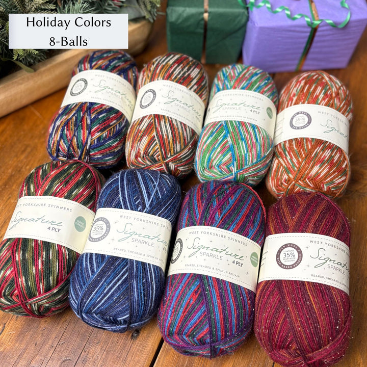 West Yorkshire Spinners (WYS) Signature 4 ply Yarn - Holiday Collection