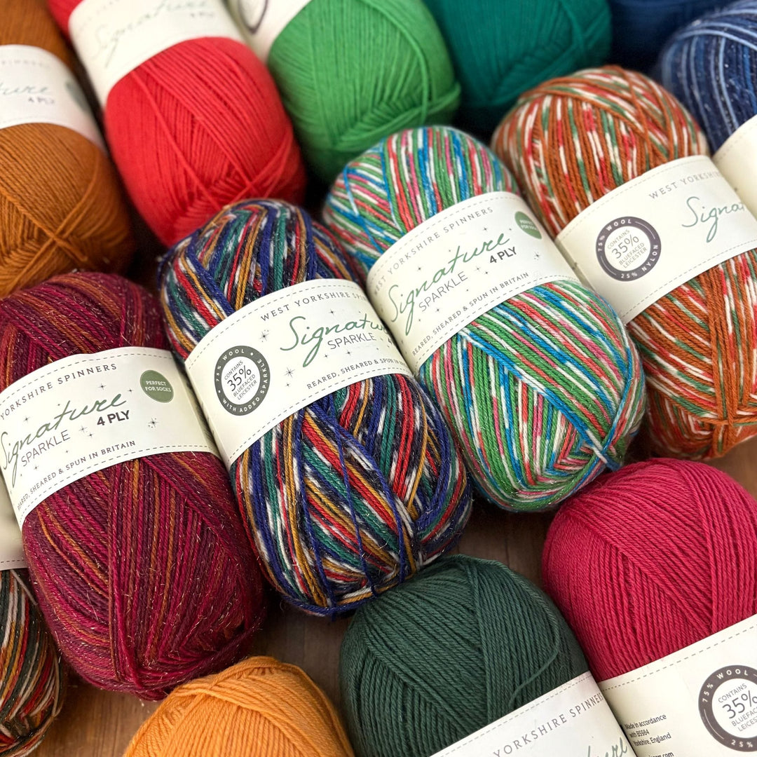 West Yorkshire Spinners (WYS) Signature 4 ply Yarn - Holiday Collection