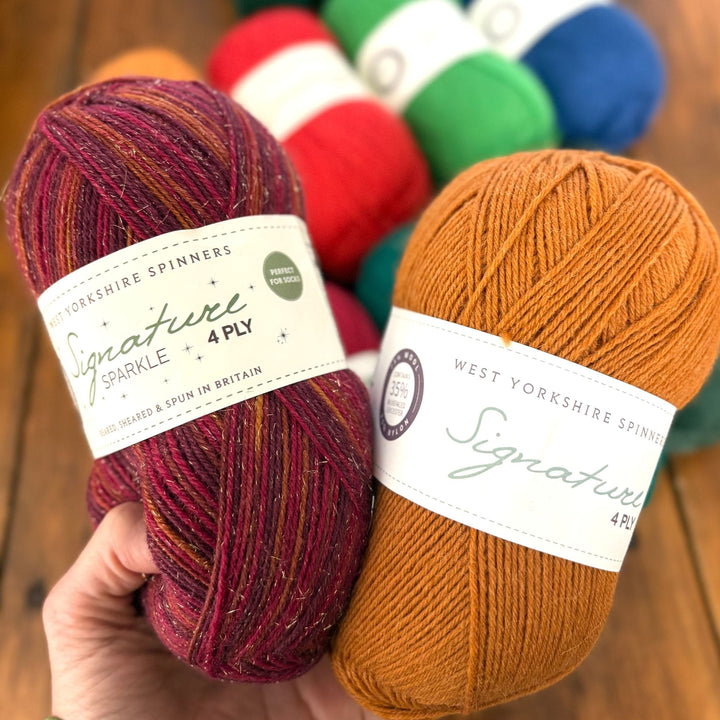 West Yorkshire Spinners (WYS) Signature 4 ply Yarn - Holiday Collection
