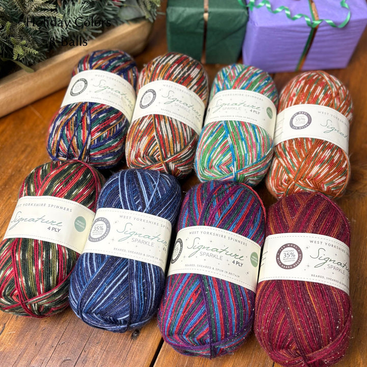 West Yorkshire Spinners (WYS) Signature 4 ply Yarn - Holiday Collection