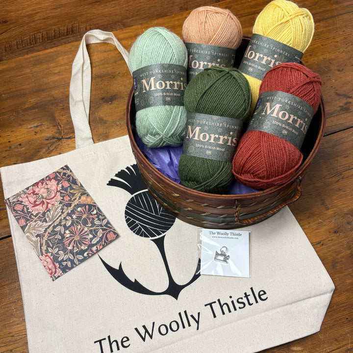 Woodland Weeds Cardigan by Birch + Bliss in Morris DK