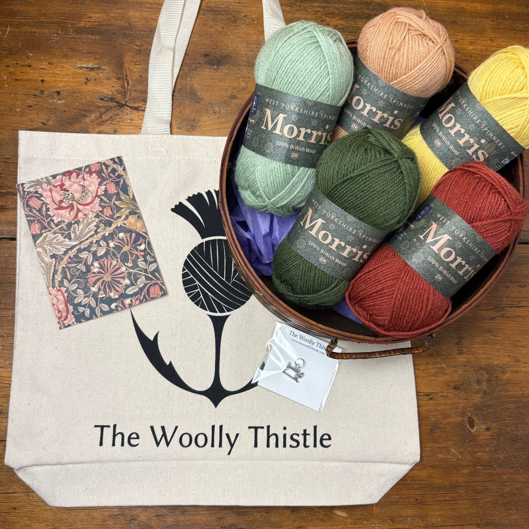 Woodland Weeds Cardigan by Birch + Bliss in Morris DK