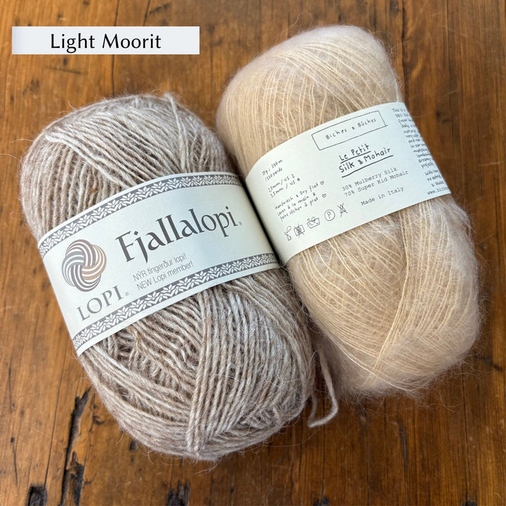 Shoreline Sweater by Ozetta in Fjallalopi and Le Petit Silk & Mohair