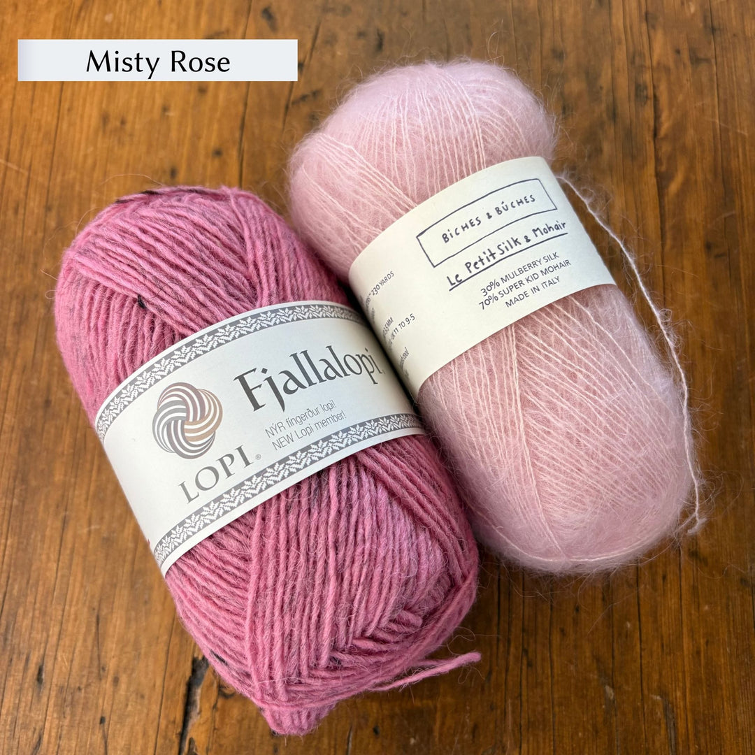 Shoreline Sweater by Ozetta in Fjallalopi and Le Petit Silk & Mohair