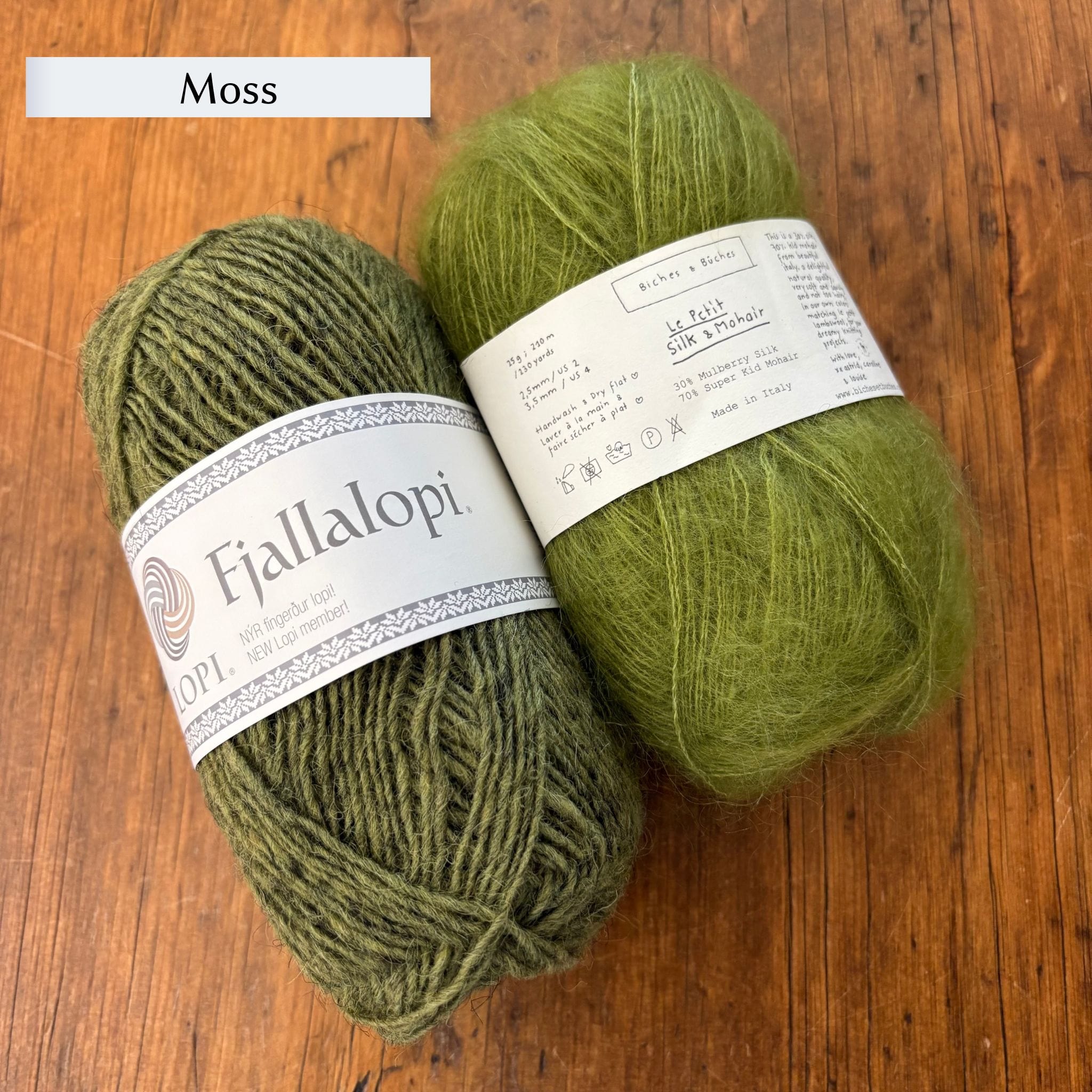 Shoreline Sweater by Ozetta in Fjallalopi and Le Petit Silk & Mohair