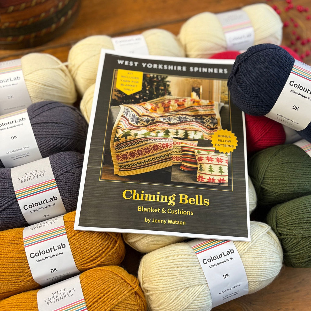 Chiming Bells Blanket Kit by Jenny Watson in ColourLab DK