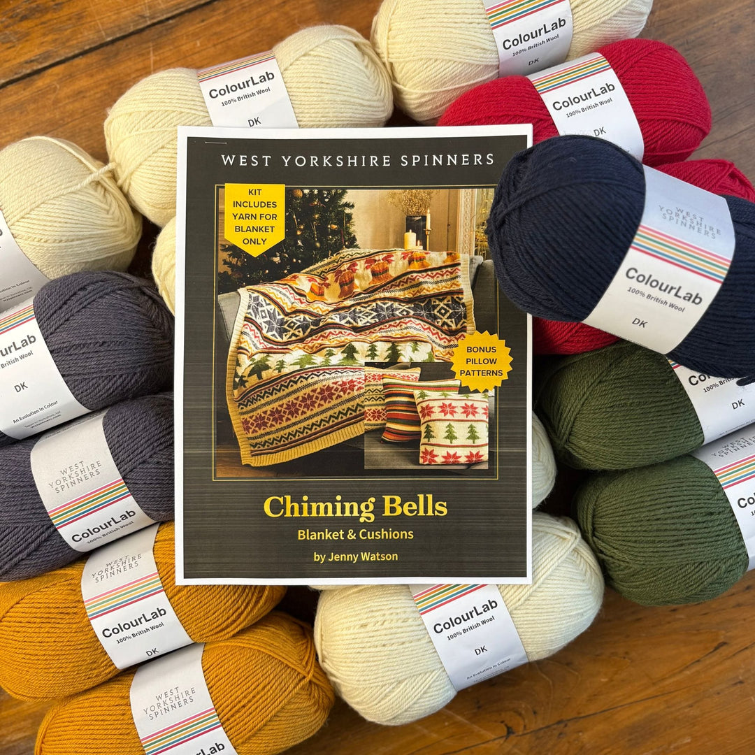 Chiming Bells Blanket Kit by Jenny Watson in ColourLab DK