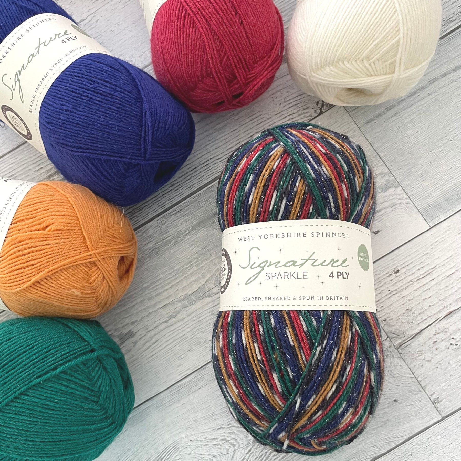 West Yorkshire Spinners WYS Signature 4 Ply Yarn Holiday Collectio West Yorkshire Spinners WYS Signature 4 Ply Yarn Holiday Collectio