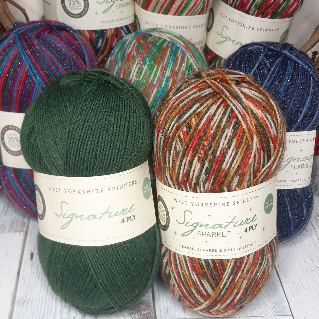 West Yorkshire Spinners (WYS) Signature 4 ply Yarn - Holiday Collection