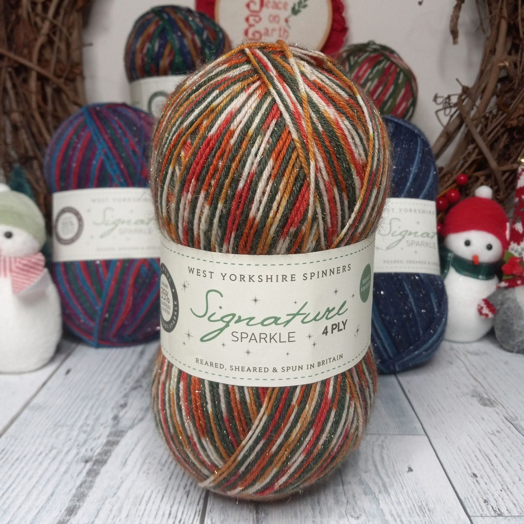 West Yorkshire Spinners (WYS) Signature 4 ply Yarn - Holiday Collection