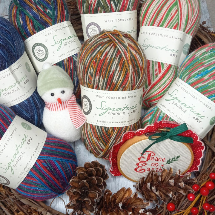 West Yorkshire Spinners (WYS) Signature 4 ply Yarn - Holiday Collection