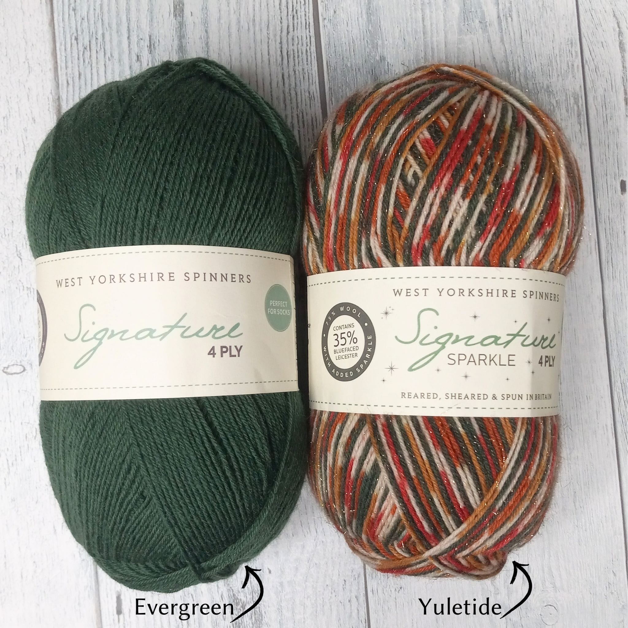 West Yorkshire Spinners (WYS) Signature 4 ply Yarn - Holiday