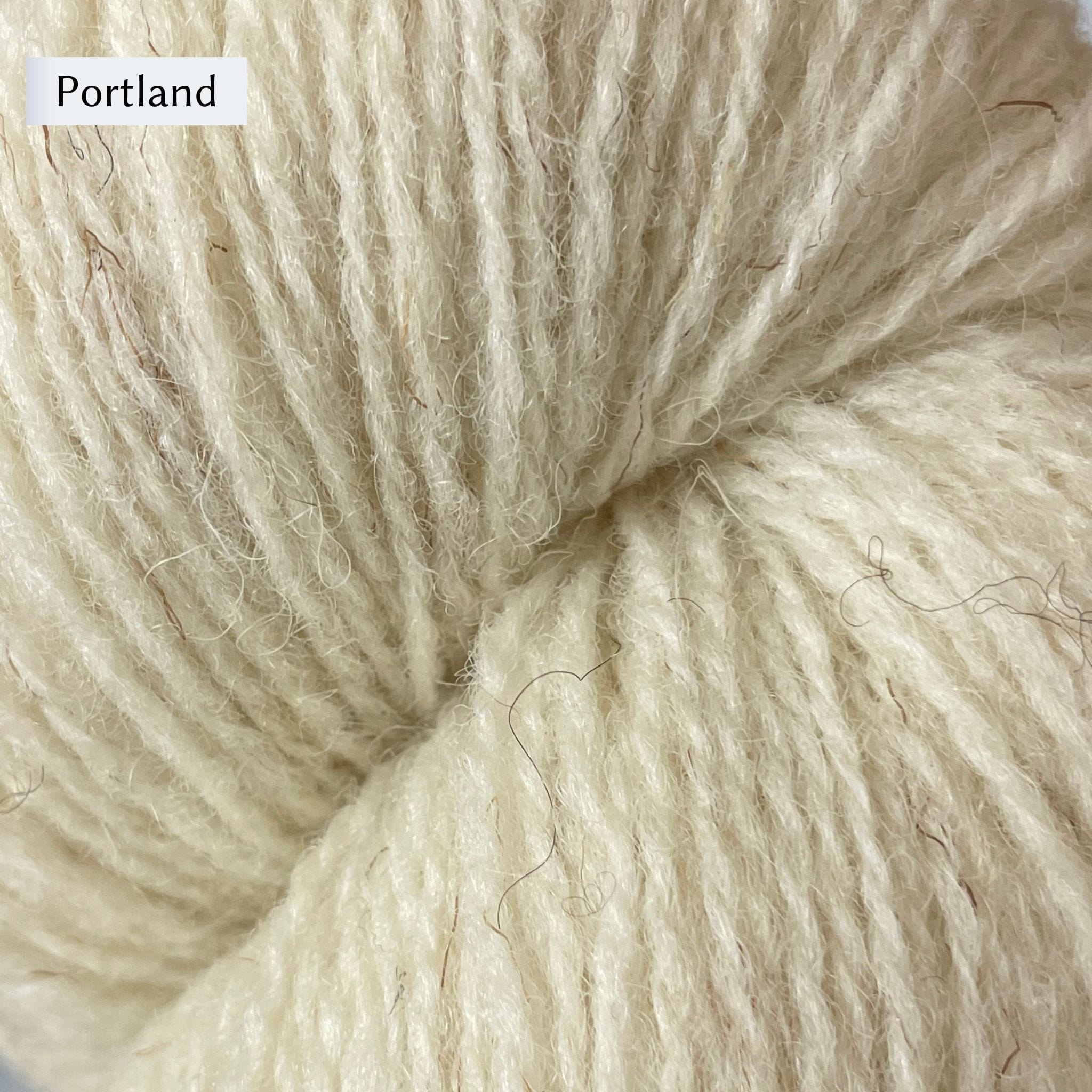 Undyed Wool/Nylon Blend Yarn