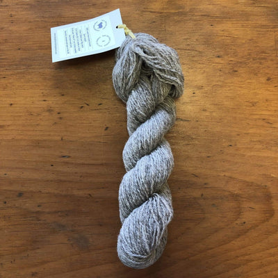 The Woolly Thistle Ram Jam Sport 2ply yarn from Daughter of a Shepherd in Light Grey