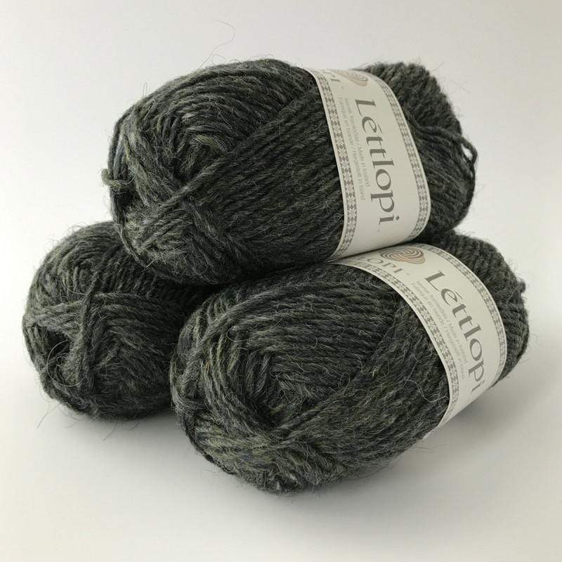 Ball of Lettlopi in colorway 1415 - rough sea.