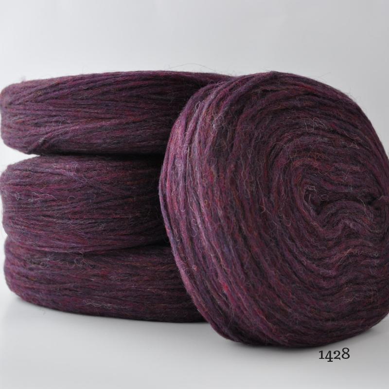 Plötulopi Unspun Wool in Plum Heather - 1428