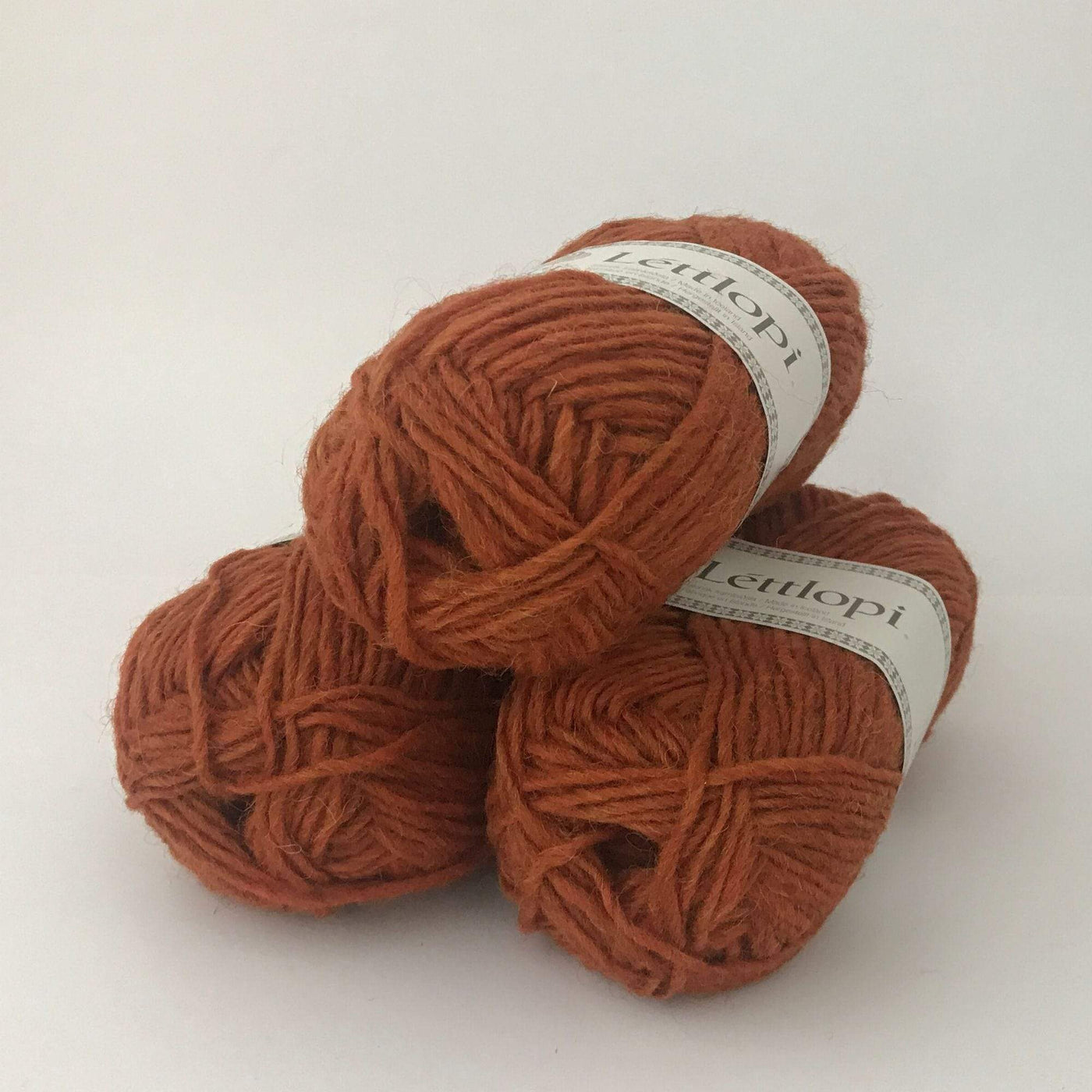 Ball of Lettlopi in colorway 1704 - apricot.