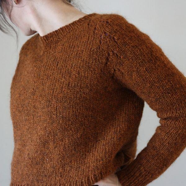 Felix Pullover by Amy Christoffers in Lettlopi Icelandic Wool