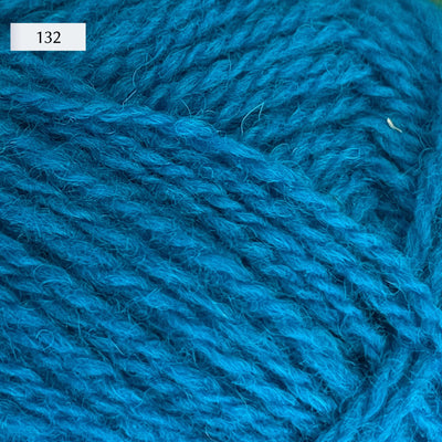Jamieson & Smith 2ply Jumper Weight, light fingering weight yarn, in color 132, a blue-raspberry blue