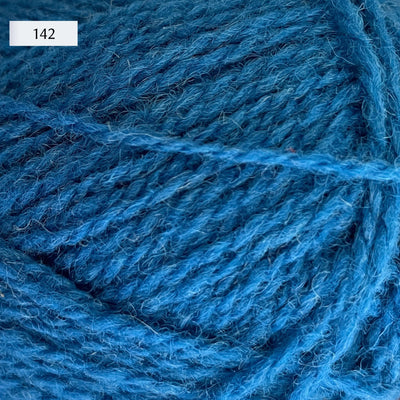 Jamieson & Smith 2ply Jumper Weight, light fingering weight yarn, in color 142, muted mid blue