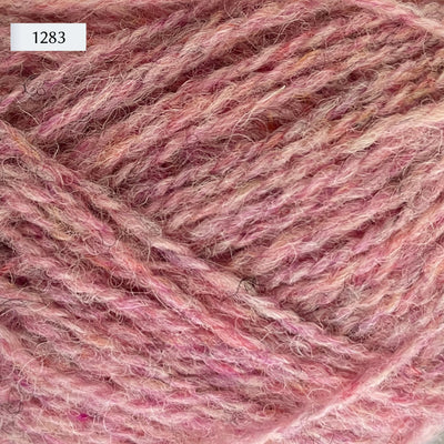 Jamieson & Smith 2ply Jumper Weight, light fingering weight yarn, in color 1283, heathered light pink