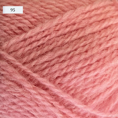 Jamieson & Smith 2ply Jumper Weight, light fingering weight yarn, in color 95, light warm pink