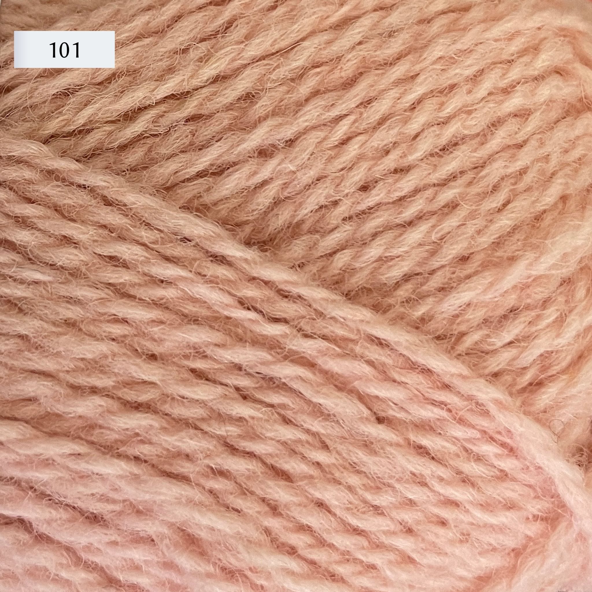 Jamieson & Smith 2ply Jumper Weight, light fingering weight yarn, in color 101, light peach