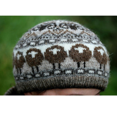 Sheep Heid Hat Yarn Set In J&S Shetland Supreme by Kate Davies