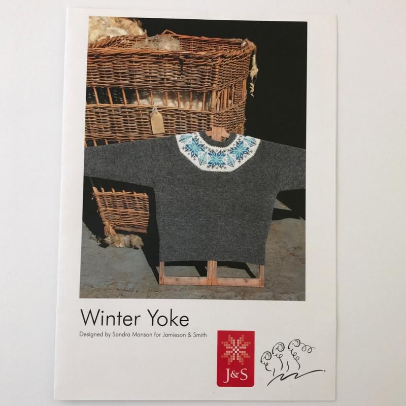 Winter Yoke pattern Cover
