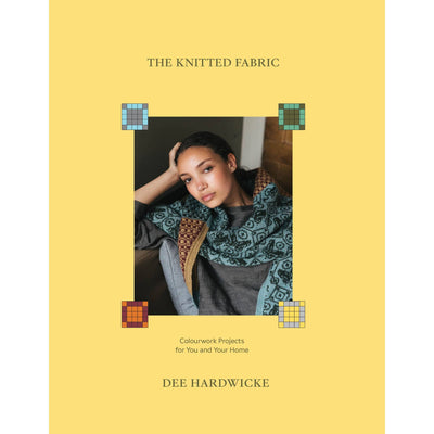 The cover of The Knitted Fabric, a book by Dee Hardwicke